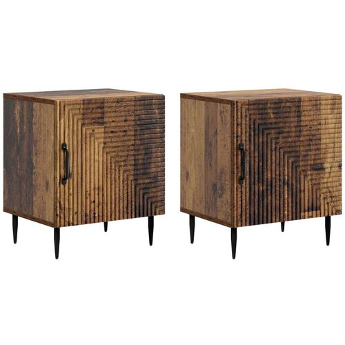  Noćni ormar 2 pcs Staro drvo 43 x 34 5 x 50 cm - Staro drvo 2 Cene