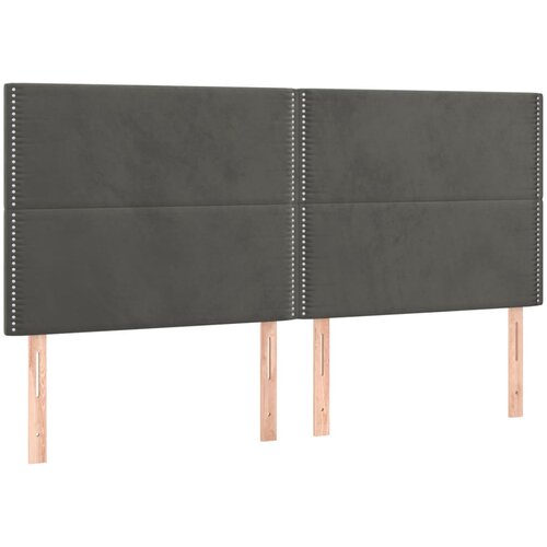  Krevet s oprugama i madracem tamnosivi 180x200 cm bar&amp;scaron;unasti Slike