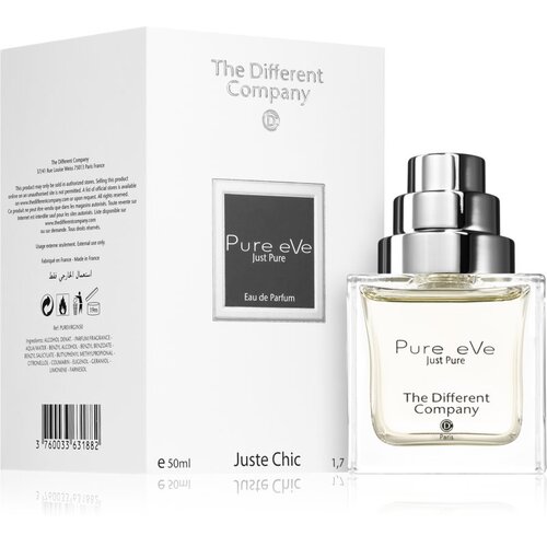 The Different Company Pure eVe parfumska voda polnilna za ženske 50 ml Slike