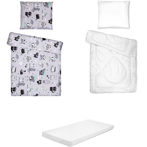  Posteljina set 5 elemenata za krevet 160x80 cm uzorak-30 Slike