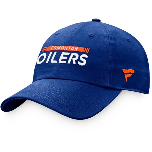 Fanatics Authentic Pro Game & Train Unstr Adjustable Edmonton Oilers Men's Cap Cene