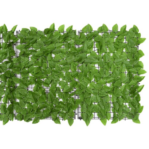  zaslon za privatnost sa zelenim li&amp;scaron;ćem 600 x 75 cm Slike