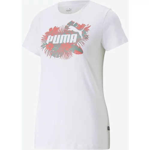 Puma ESS + FLOWER POWER TEE Ženska majica, bijela, veličina