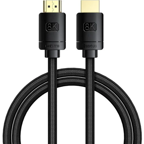 Baseus Kabel visoke ločljivosti HDMI v HDMI 1,5 m, 8K (črn), (20605386)