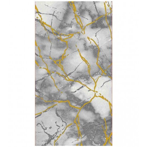 Master tepih Naxos 80x150cm sivo/zlati 3815 Slike