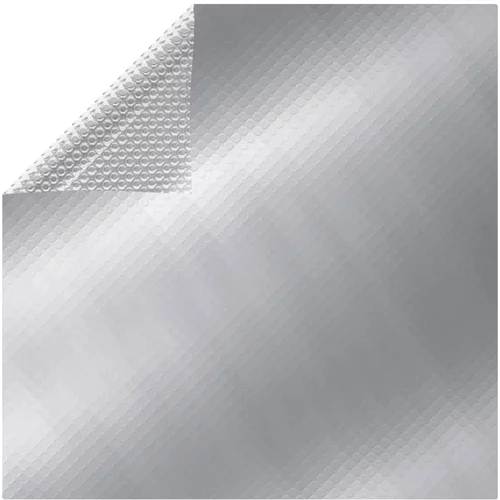 vidaXL Pokrivalo za bazen srebrno 400x200 cm PE