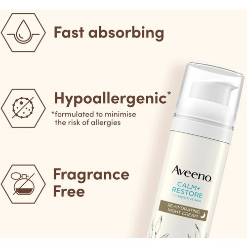 Aveeno Calm + Restore vlažilna nočna krema 50 ml Slike