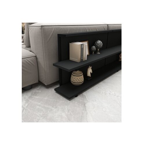 Hanah home Club sto Mela, 180x52x22 cm, Crni Cene