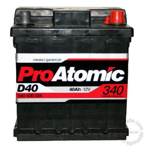 Proatomic 12V 40Ah 340A D+ akumulator Slike