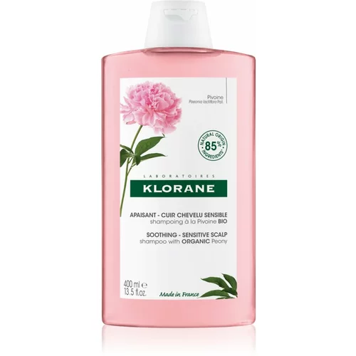 Klorane Peony šampon za osjetljivo vlasište 400 ml