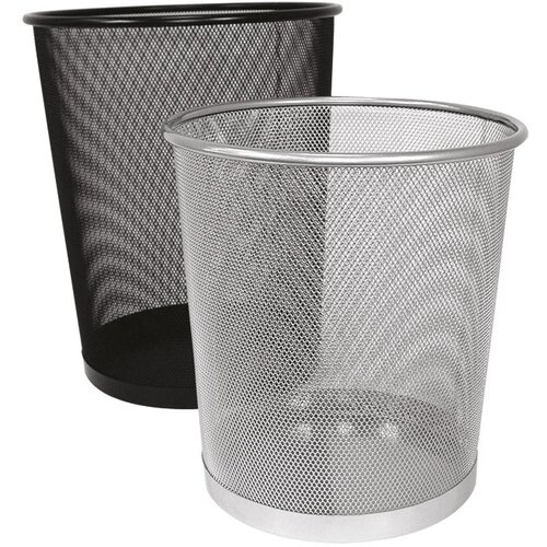  Koš za smeće metalni žica fi-29,5xH-34cm Fornax crni Cene