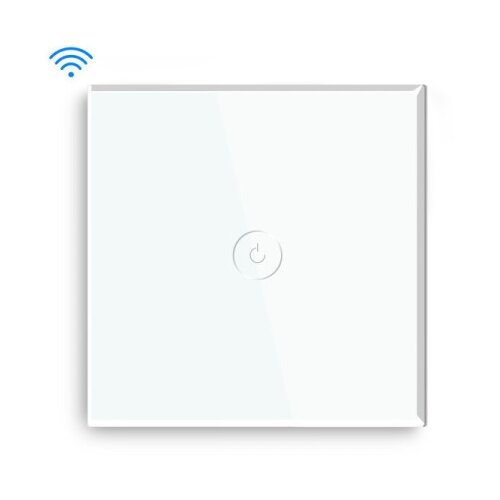 Exeshop Wi-fi pametni prekidač 1g tuya beli (WiFi touch switch) ( ss002 ) Slike