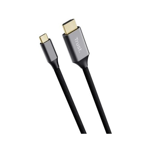 Trust 25630 cable gender changer USB-C HDMI Black, Silver Slike