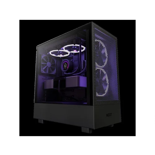 NZXT CASE H5 FLOW BLACK RGB mini-ITX, Micro-ATX, ATX, Mid-tower, 4x fan