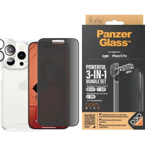  Bundle PanzerGlass iPhone 15Pro Privacy