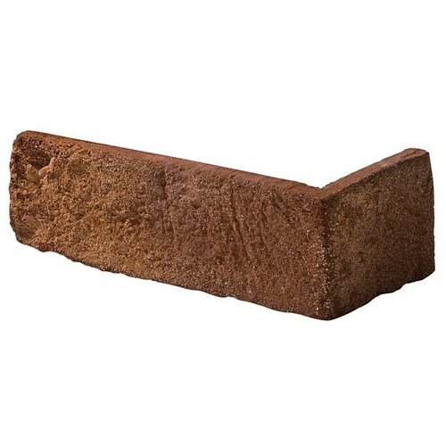 Stegu Kotni del opečnatega zidaka Country 640 (20,5 cm x 9,5 cm x 14 mm, Rjava, Videz kamna) Slike