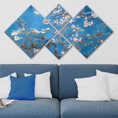 Wallity slika 4MDF277775, 60x115 cm, 4 dela Cene