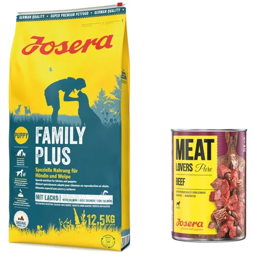 Josera 12,5 kg + 6 x 400g Meatlovers Pure govedina gratis! - FamilyPlus