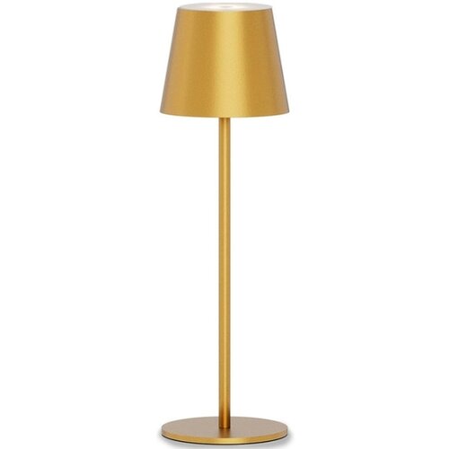 Platinet brezžična namizna LED svetilka PTL44GL, nastavljiva do 400 lumnov, zlata Slike