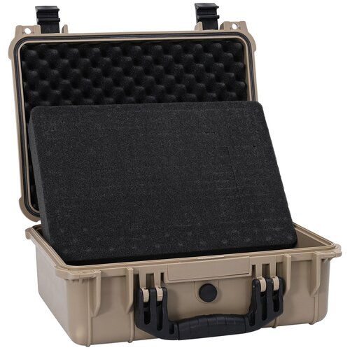 vidaXL Zaščitna trda torba pesek 40.5x33x17.5 cm Cene