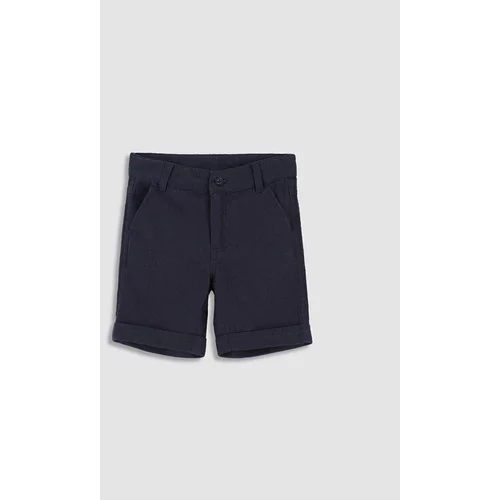 Coccodrillo Kratke hlače iz tkanine WC3119501EBB Mornarsko modra Regular Fit