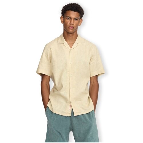 Rvlt Revolution Cuban Shirt - Offwhite Bež Slike