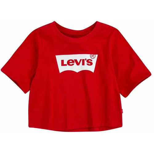 Levi's Dječja majica kratkih rukava boja: crvena