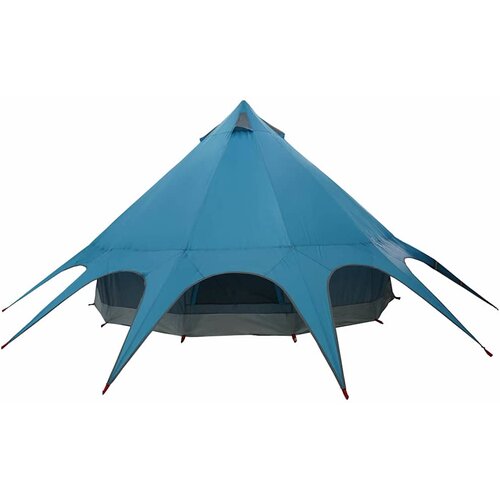  Teepee za 5 osoba Plava i siva 415 x 415 x 247 cm Slike