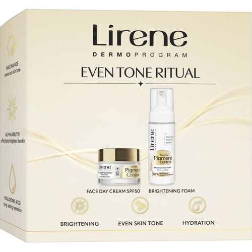 Lirene Even Tone Ritual darilni set proti pigmentnim madežem Slike