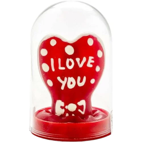 Condomerie I Love You - ročno poslikan kondom (1 kos)