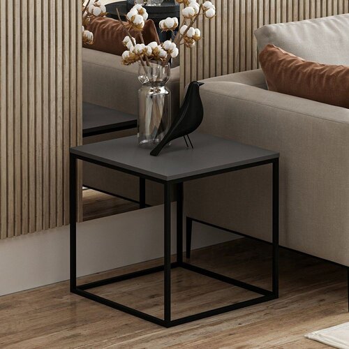 Woody Fashion Basak Klub sto, 52x50x50cm, Antracit Cene