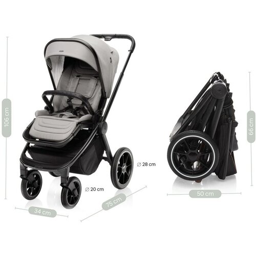 Zopa kolica Move Cross 3 All Black Slike