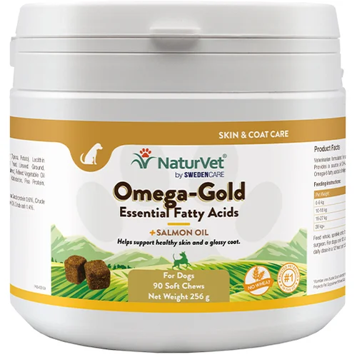  NaturVet Omega Gold - 90 tableta za žvakanje