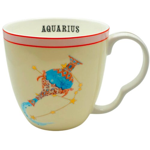 Yvonne Lonček mug Zodiac 450ml / Aquarius-Vodnar / porcelan, (5000255121) Cene