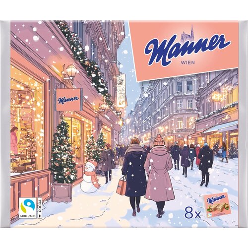 Manner Božična izdaja - 8 paketov napolitank - Nakupovalna ulica Cene