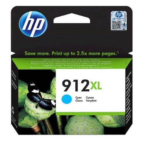 HP ČRNILO CYAN 912XL ZA OJ 801x/802x 9.9ml 3YL81AE Slike