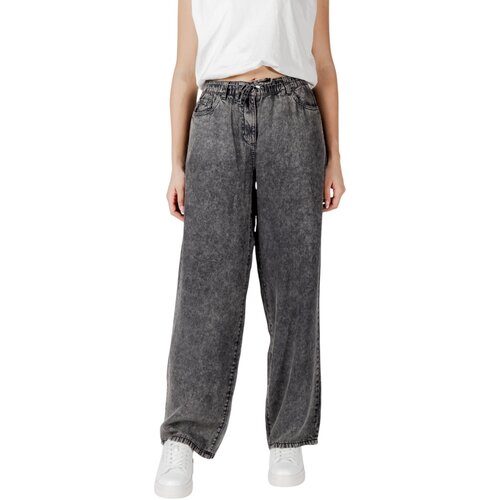 Only ONLKENYA LIFE ACID WASH PANTS CC OTW 15336169 Crna Slike