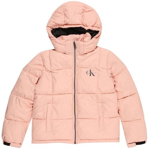Calvin Klein Jeans Zimska jakna pastelno roza / črna Slike