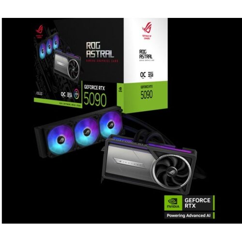 Asus ROG-ASTRAL-LC-5090 32GB GDDR7 OC, Fluid Force With Liquid Cooler, 512-bit,2xHDMI,3xDP Cijene