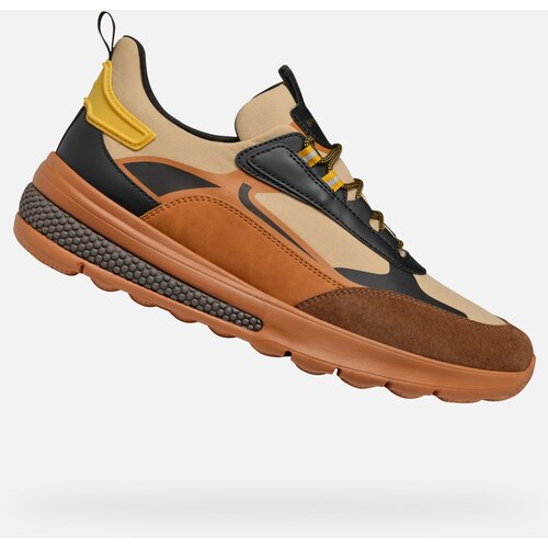 Geox Brown men&amp;#039;s sneakers Spherica Actif - Men&amp;#039;s Slike