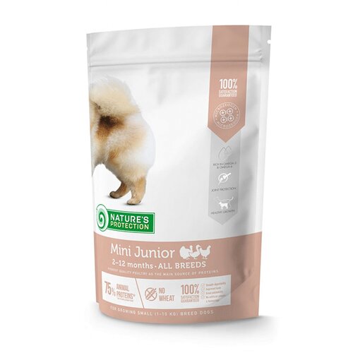 Natures Protection mini junior poultry 2-12 months all breeds 7.5 kg Cene
