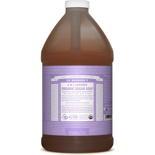 DR. BRONNER&amp;#039;S &amp;Scaron;ećerni sapun sa lavandom - 1,90 l Slike
