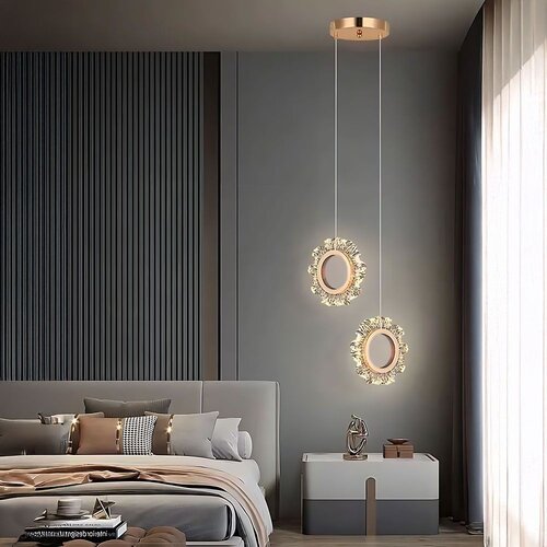 Toolight LED viseća lampa LHJ103-2CP GOLD Slike