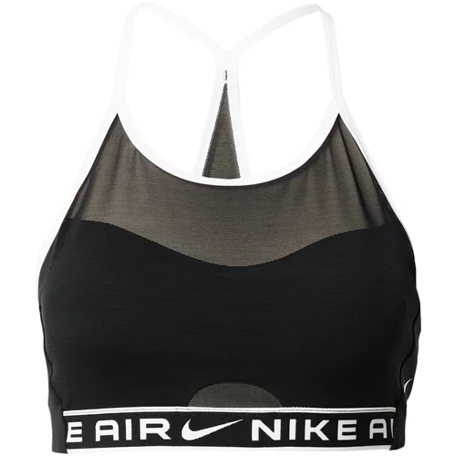 Nike Športni nederček črna / bela