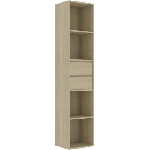 Maison Chic Knjižna omara - Knjižni regal sonoma hrast 36x30x171 cm iverna plo&amp;scaron;ča, (21724872) Slike