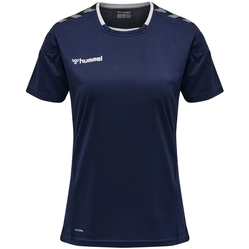Hummel Tehnička sportska majica 'AUTHENTIC ' morsko plava / crna / bijela