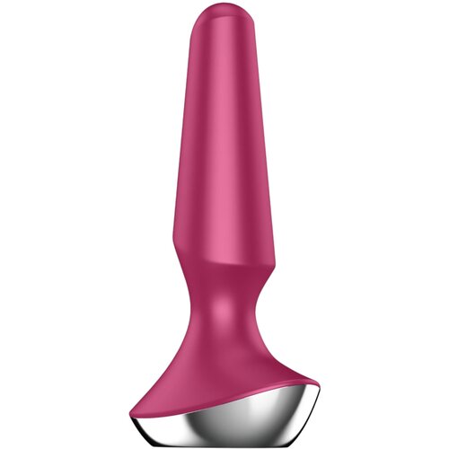 Satisfyer vibracijski analni čep Plug-ilicious 2, crveni Cijene