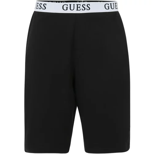Guess Pidžama hlače crna / bijela