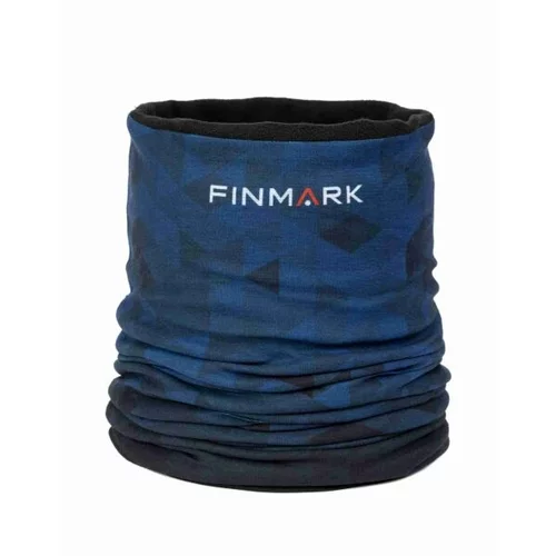 Finmark MULTIFUNCTIONAL SCARF WITH FLEECE Višenamjenski šal, plava, veličina