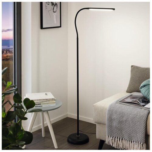 Eglo laroa podna/1, led, 4,5w, 550lm, na dodir, v-1300, crna Slike